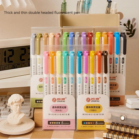 Cute and Colorful Highlighter Pen Set