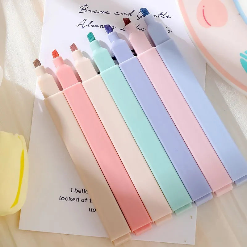 Pastel block highlighters